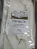 CALVIN KLEIN 3 PIECE QUEEN COMFORTER SET 92X96 4.78 LBS 100 COTTON - WHITE