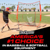GOSPORTS 7FT X 7FT BASEBALL SOFTBALL NETS PITCHING HITTING NET - RED