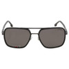 CARRERA METAL RECTANGLE DARK RUTHENIUM BLACK FRAME GRAY POLARIZED 58-18-140