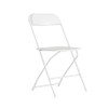 FLASH FURNITURE HERCULES SERIES PLASTIC FOLDING CHAIR WEIGHT CAPACITY - WHITE