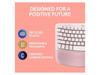 Logitech Wave Keys Wireless Ergonomic Keyboard, Rose 920-012276