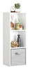 Whitmor 3 Cube Storage Organizer 3 Tier Shelf Organizer Bookshelf - White New