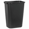 RUBBERMAID COMM PRODUCTS WASTEBASKET TRASH CONTAINER 41QT 10.25 GAL BLACK