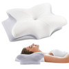 FAIORD Cervical Pillow for Neck Pain Relief - Cooling Memory Foam,Light Gray