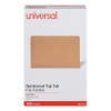 UNIVERSAL REINFORCED KRAFT TOP TAB FILE FOLDERS LEGAL SIZE, 100/BOX - BROWN New