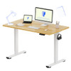 FLEXISPOT EN1 ONE-PIECE STANDING DESK 48"X24" SEAMLESS DESKTOP - MAPLE
