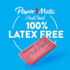 PAPER MATE ERASERS PINK PEARL 12 COUNT LATEX FREE AND SMUDGE RESISTANT