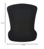 AMAZON BASICS IRREGULAR ERGONOMIC GEL COMPUTER MOUSE PAD WRIST REST - BLACK