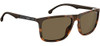 8032/S-57 CARRERA PLASTIC UNISEX RECTANGLE SUNGLASSES LIGHT HAVANA TORTOISE