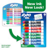 EXPO 16 ASSORTED INK LOW ODOR DRY ERASE EXPO MARKERS 81045A - MULTI COLOR New