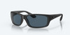 COSTA DEL MAR JOSE SUNGLASSES - BLACKOUT FRAME, GRAY POLARIZED LENSES, 62-16-130