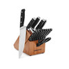 CALPHALON CLASSIC SELF-SHARPENING CUTLERY KNIFE BLOCK SET 15 PIECE - BROWN
