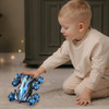 REMARKABLE GOODZ 8 WHEELS STUNT CAR WITH REMOTE - BLUE