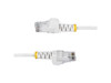 StarTech 15ft White Slim CAT6 Ethernet Cable, Snagless RJ45, LSZH, 28AWG Pure