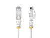 StarTech 15ft White Slim CAT6 Ethernet Cable, Snagless RJ45, LSZH, 28AWG Pure
