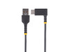 StarTech.com 3ft (1m) USB A to C Charging Cable Right Angle R2ACR-1M-USB-CABLE