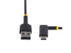 StarTech.com 3ft (1m) USB A to C Charging Cable Right Angle R2ACR-1M-USB-CABLE