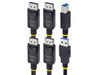 StarTech 6ft (1.8m) Dual-DisplayPort and USB 5Gbps KVM Cable, 4K 60Hz, DP 1.2