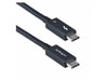 StarTech 3ft (1m) Thunderbolt 5 Cable, 80Gbps/Up to 120Gbps, 240W PD, 8K 60Hz