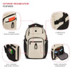 SWISS GEAR ENDURE SCANSMART LAPTOP BACKPACK 17.75-INCH VINTAGE KHAKI New