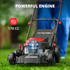 AMERISUN 21" STEEL DECK SELF-PROPELLED LAWN MOWER 170CC FILED COMMERCIAL - RED
