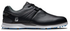 FOOTJOY MEN'S PRO SL SPIKELESS GOLF SHOES - SIZE: 8 WIDE - 53077 BLACK/CHAR/BLUE
