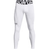 1366075 UNDER ARMOUR MEN'S COLDGEAR LEGGINGS WHITE M New