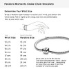 PANDORA BRACELET STERLING BARREL CLASP - SILVER