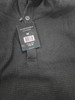 BLUE ICE WAFFLE KNIT HOODED SWEATER - SIZE M - BLACK