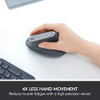 Logitech MX Vertical Wireless Mouse Ergonomic Design