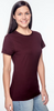 HANES SL04 LADIES' PERFECT-T T-SHIRT - SIZE: 3XL - MAROON
