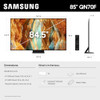 SAMSUNG 85-INCH CLASS NEO QLED QN70F 4K MINI LED SMART TV QN85QN70FAFXZA - BLACK