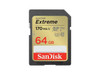 SanDisk Extreme 64 GB Class 10/UHS-I (U3) V30 SDXC - 170 MB/s Read - 80 MB/s