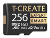 TEAMGROUP 256GB T-Create Expert S.M.A.R.T Monitored A2 microSDXC UHSI-I/U3 V30