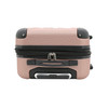 TRAVELERS CLUB 20" HARD-SIDE SPINNER ROLLING CARRY-ON TRAVEL LUGGAGE - ROSE GOLD New