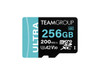 Team 256GB Ultra-Fast microSDXC UHS-I/U3 Memory Card with Adapter, compatible