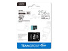 Team 256GB Ultra-Fast microSDXC UHS-I/U3 Memory Card with Adapter, compatible