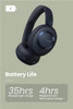 CLEER ALPHA NOISE CANCELLING BLUETOOTH HEADPHONE 40MM IRONLESS DRIVER - BLUE
