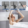 FAHKNS Matte Black Freestanding Bathtub Faucet Bathtub Filler Floor - Black