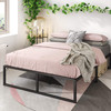 ZINUS LORELAI OLB-SMPB-14Q 14" METAL BED FRAME WITH STEEL SLAT HOLDER - BLACK