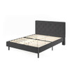 ZINUS King Shalini Upholstered Platform Bed Frame ZU-FPPBC5ZC-14K – Dark Grey
