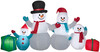 GEMMY CHRISTMAS INFLATABLE SNOWMAN FAMILY - MULTI