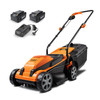 LAWNMASTER CLM2413A CORDLESS 13-INCH LAWN MOWER 24V WITH 2.4AH BATTERY - ORANGE