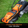 LAWNMASTER CLM2413A CORDLESS 13-INCH LAWN MOWER 24V WITH 2.4AH BATTERY - ORANGE