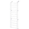 WHITMOR OVER THE DOOR SHOE RACK, 36 PAIR - WHITE