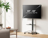 FITUEYES Rolling TV Stand for 19 to 43 Inch LCD LED Flat/Curved Panel Screen TVs