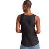 CA00153 Hanes Originals women's sleeveless shirt, solid, black, size S