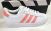 ADIDAS GRAND COURT 2.0 SHOES WOMEN'S ATHLETIC CASUAL SNEAKERS - 8 - PINK/WHITE New