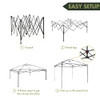 ARROWHEAD OUTDOOR 10’x20 Heavy-Duty Pop-Up Canopy KGS0396U - Blue
