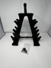 GENERIC A-FRAME DUMBBELL STORAGE RACK 13 INCH HEIGHT - BLACK